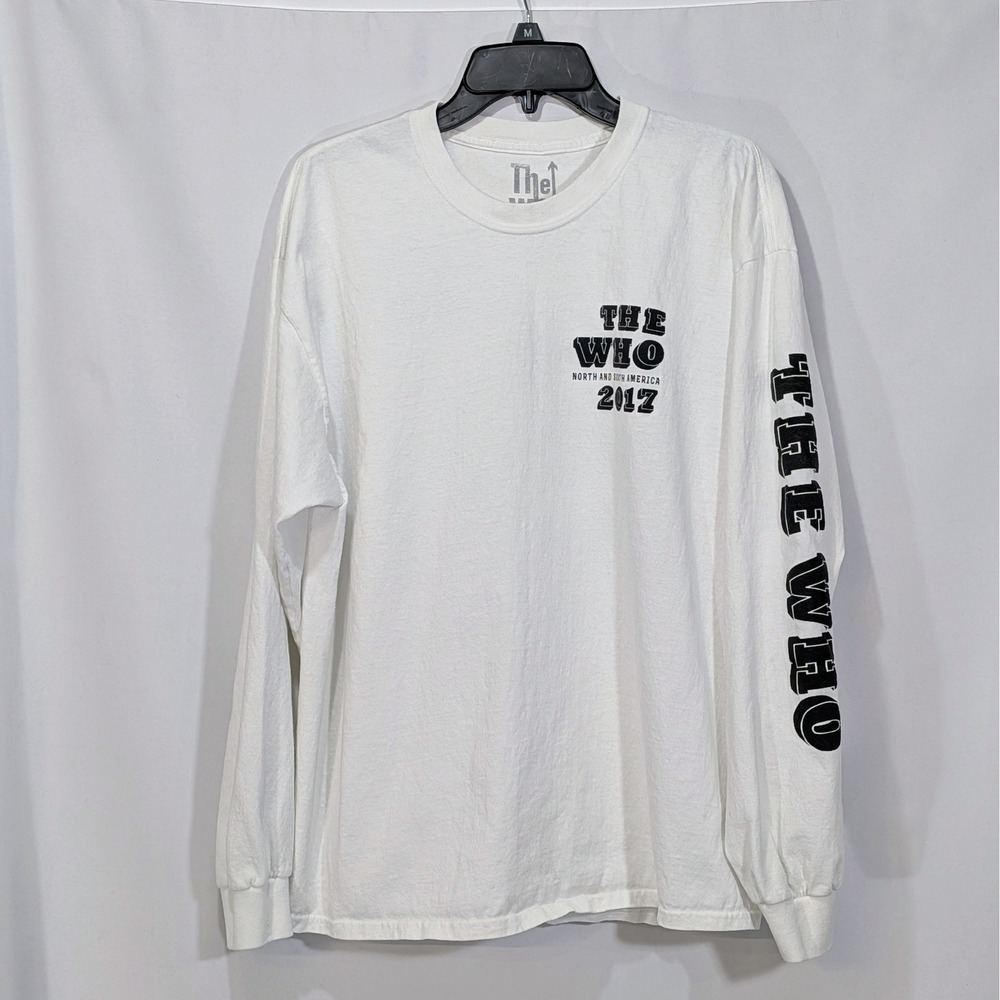 The Who 2017 North And‎ South America Tour Long Sleeve Shirt XL